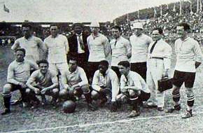 Сборная Уругвая - финалист чемпионата Южной Америки 1919 года